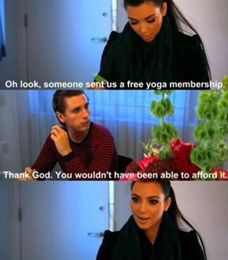 Kim Kardashian and Scott Disick