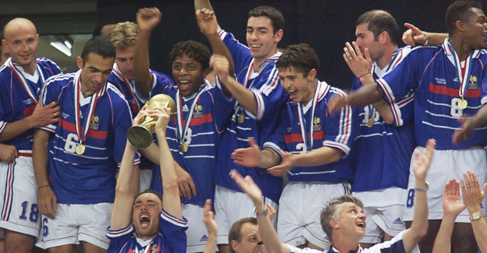 France celebrates 1998 World Cup win