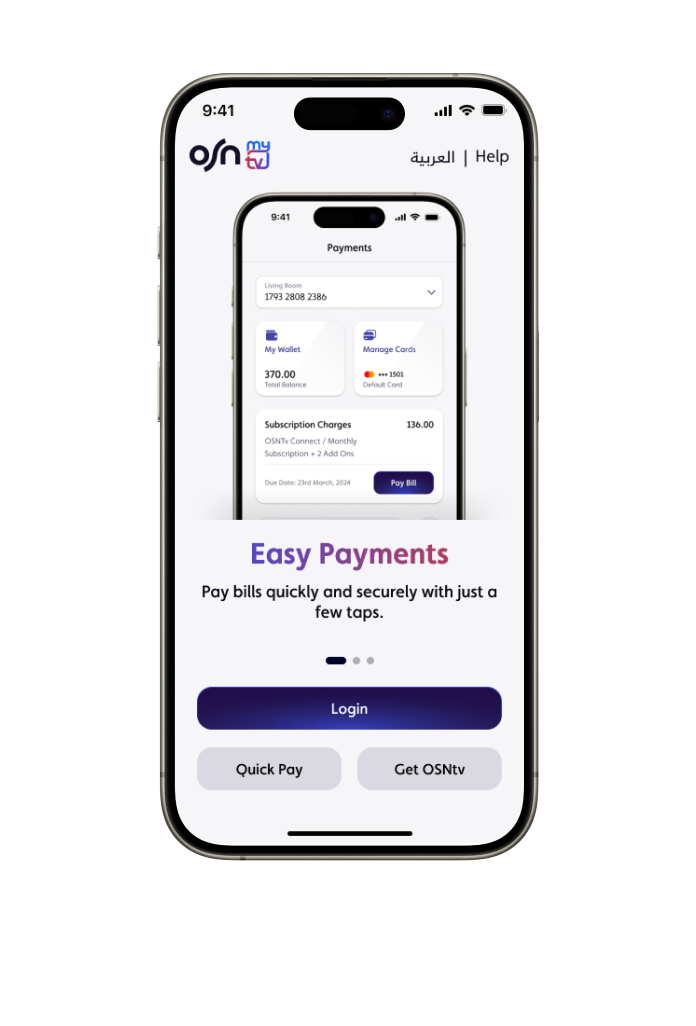 myOSNtv App | OSNtv UAE